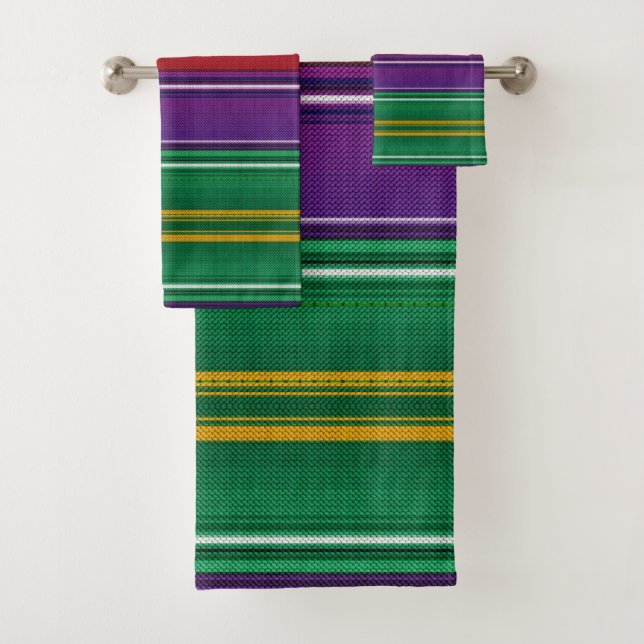 Mexikanisches serape #3 badhandtuch set (Insitu)