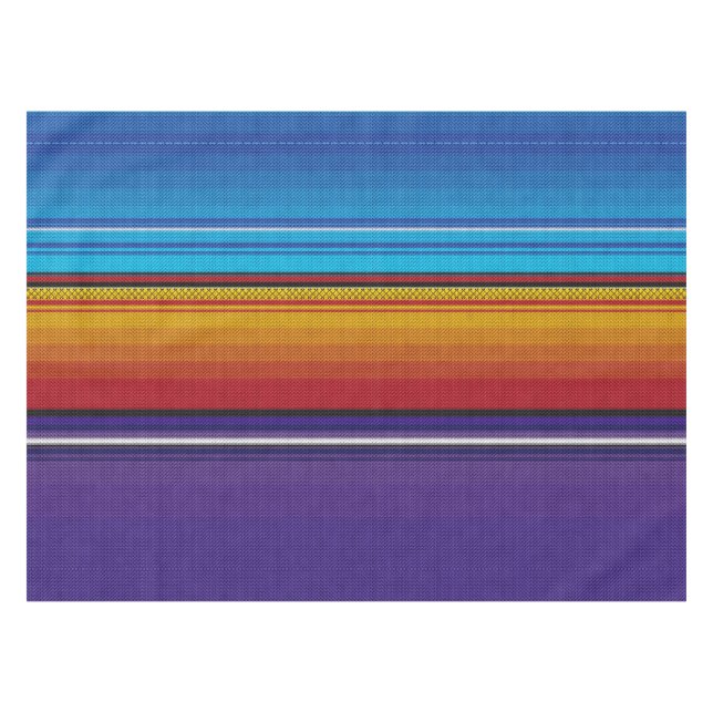 Mexikanisches serape #4 tischdecke (Vorderseite (Horizontal))