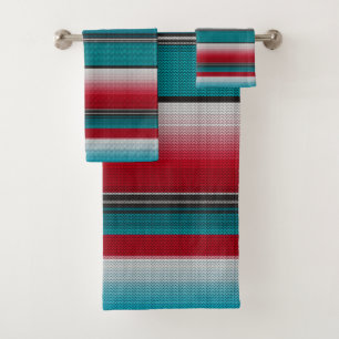 Mexikanisches serape #5 badhandtuch set