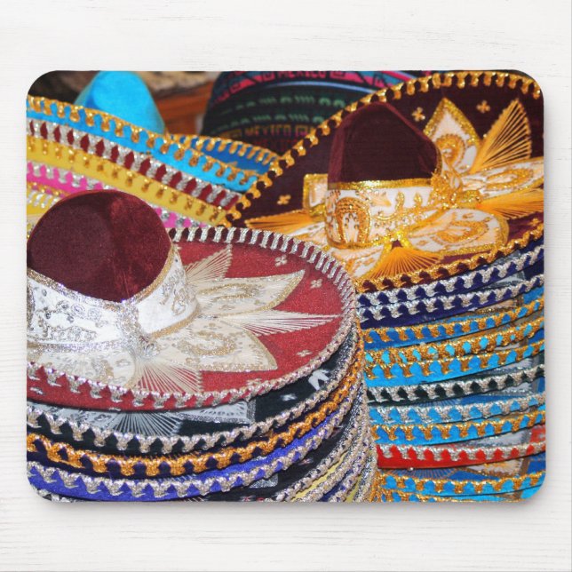 mexikanisches Sombreros mousepad (Vorne)