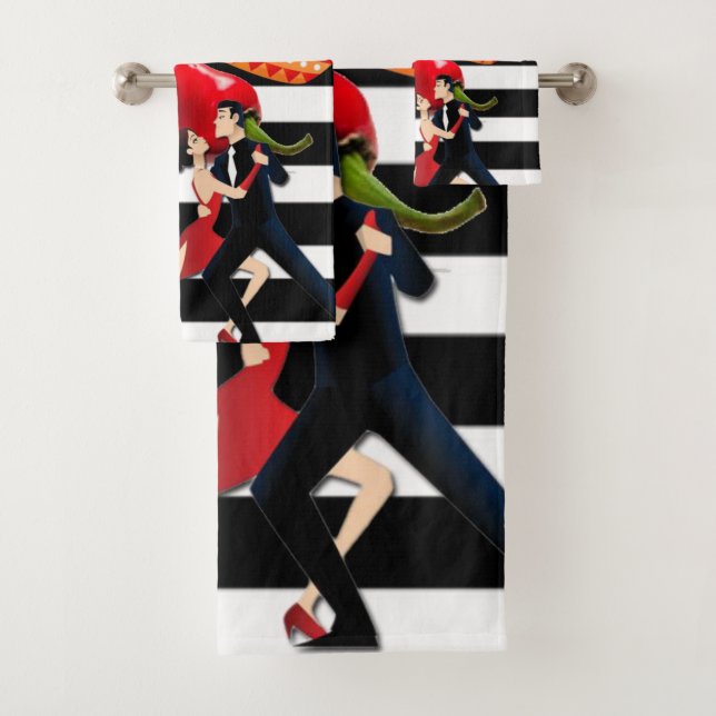 Mexikanisches Tanzbadezimmer Handtuchtücher Sets (Insitu)