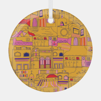 mexikanisches Textil Nahtloses Muster Ornament Aus Glas