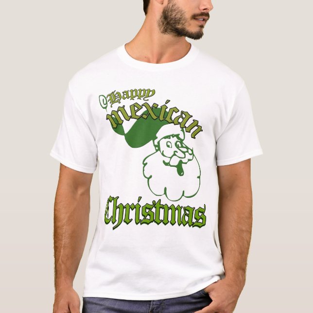 Mexikanisches Weihnachtst-shirt T-Shirt (Vorderseite)