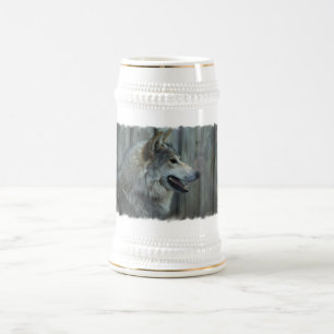 Mexikanisches Wolf-Bier Stein Bierglas