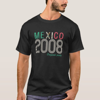 Mexiko 2008 Vintage Originalteile, mexikanischer R T-Shirt