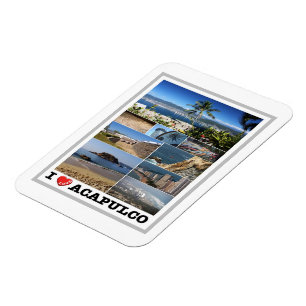 Mexiko - Acapulco - I Liebe - Magnet