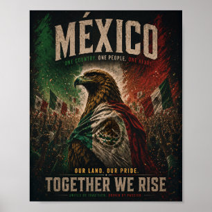 Mexiko-Adler-patriotisches Wandkunstposter Poster