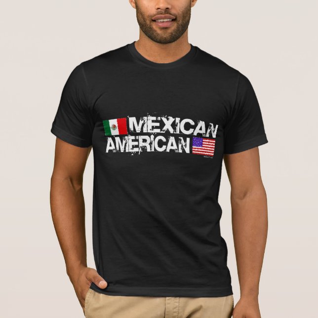 Mexiko-Amerikaner T-Shirt (Vorderseite)