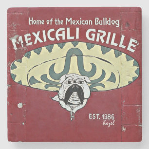 Mexiko, Athen, Georgien, Marmorstein-Untersetzer. Steinuntersetzer