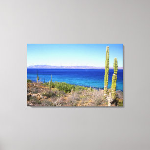 Mexiko, Baja California Sur, Mulege, Bahia 2 Leinwanddruck