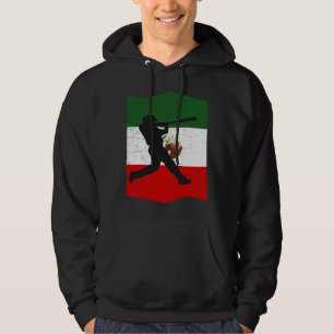 Mexiko-Baseball-Flagge für mexikanische Baseball-F Hoodie