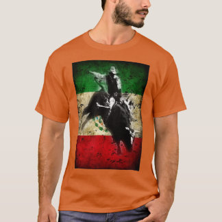 Mexiko Bull-Reiten für Herren Ranch-Reiter mexikan T-Shirt