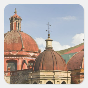 Mexiko, Bundesstaat Guanajuato, Guanajuato. Templo Quadratischer Aufkleber