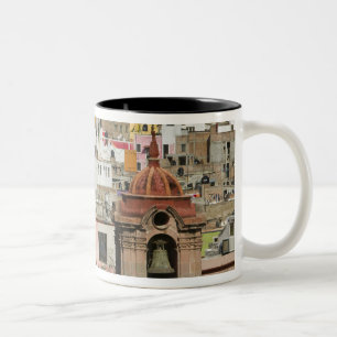 Mexiko, Bundesstaat Guanajuato, Guanajuato. Templo Zweifarbige Tasse
