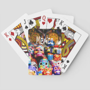 Mexiko Bunte Helle Totenköpfe Spielkarten