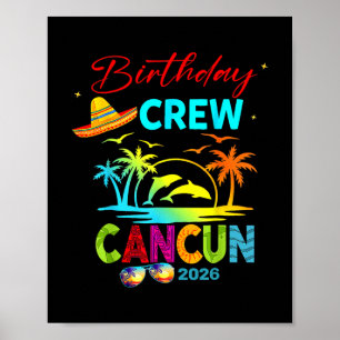 Mexiko Cancun Geburtstags-Jungen-Trip-Urlaub 2026  Poster