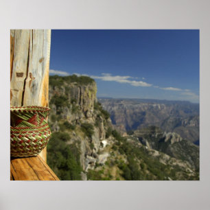 Mexiko, Chihuahua, Copper Canyon. Blick von Poster