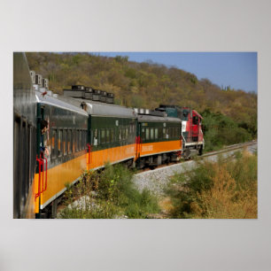 Mexiko, Chihuahua, Kupfer-Canyon. Ansichten aus Poster