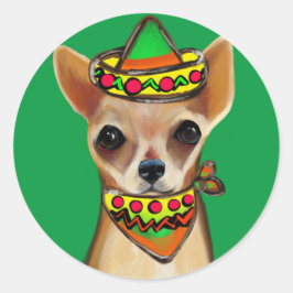 Mexiko Chihuahua Runder Aufkleber