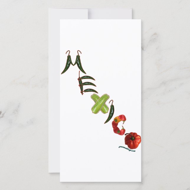 Mexiko Chili Paprikaschoten (Vorderseite)