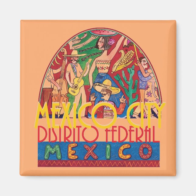 MEXIKO CITY Mexico Magnet (Vorne)