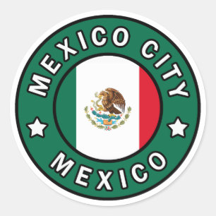 Mexiko City Mexiko Runder Aufkleber