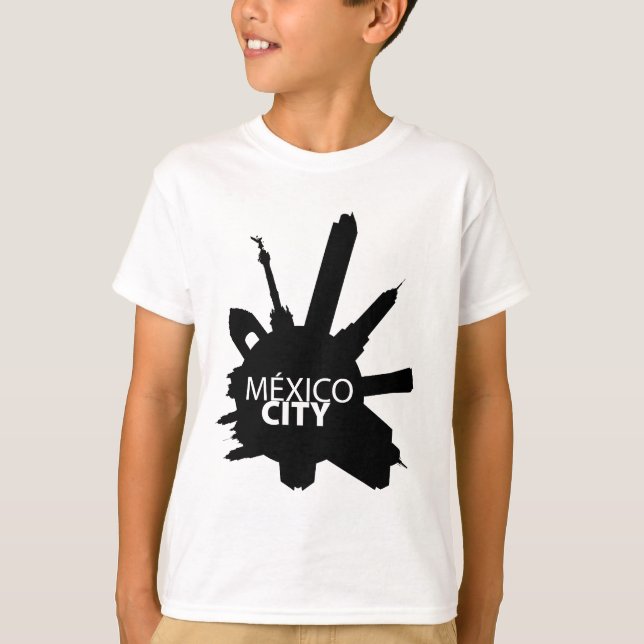Mexiko City Rounded T-Shirt (Vorderseite)