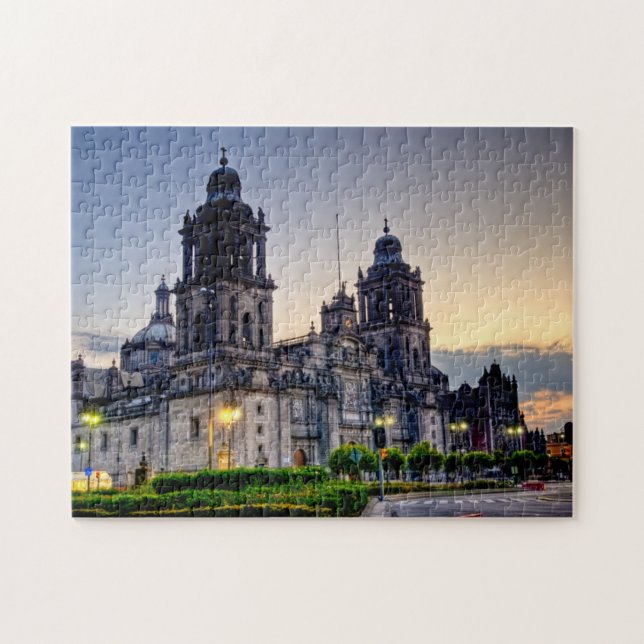 Mexiko- Citykathedrale Puzzle (Horizontal)