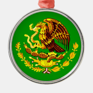 Mexiko COA Gold Silbernes Ornament