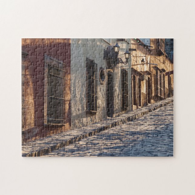 Mexiko Cobblestone Street Puzzle (Horizontal)