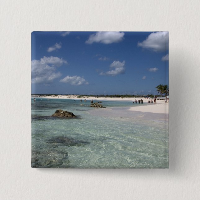 Mexiko, Cozumel, Punta Morena, die Ostküste Button (Vorderseite)