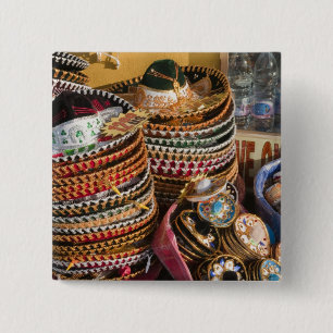 Mexiko, Cozumel. Souvenirs in Isla de Cozumel Button