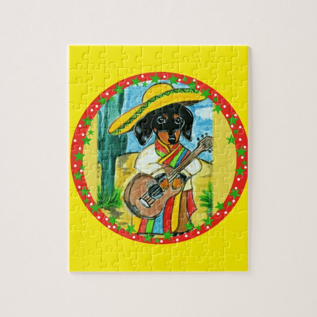 MEXIKO DACHSHUND PUZZLE (Vertikal)