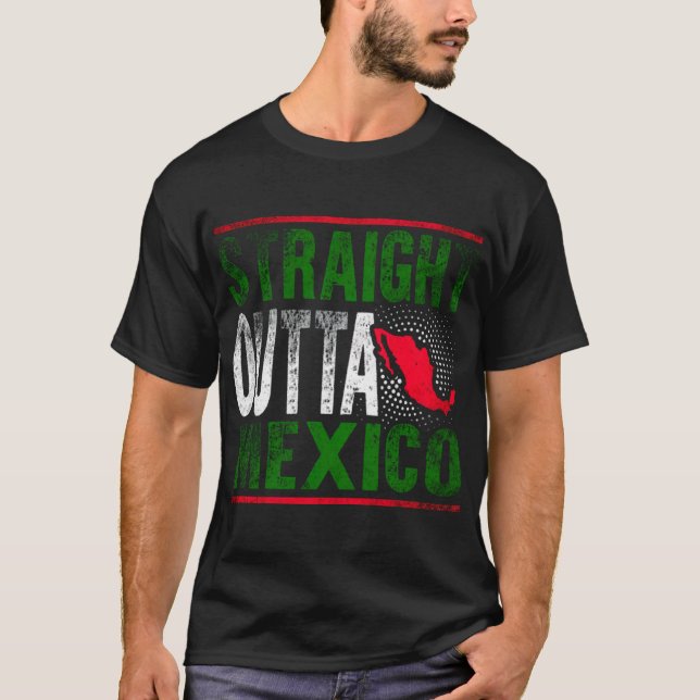 Mexiko direkt über Mexiko T-Shirt (Vorderseite)