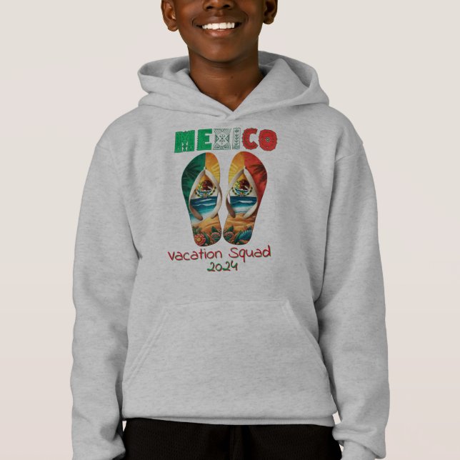 Mexiko Dreht Flop Vacation Tropical Getaway Design Hoodie (Vorderseite)