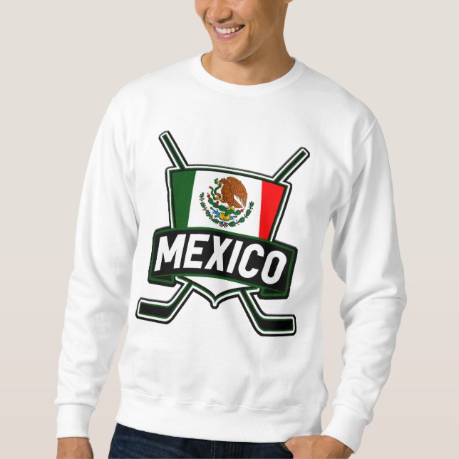 Mexiko-Eishockey-Flag Sweatshirt (Vorderseite)