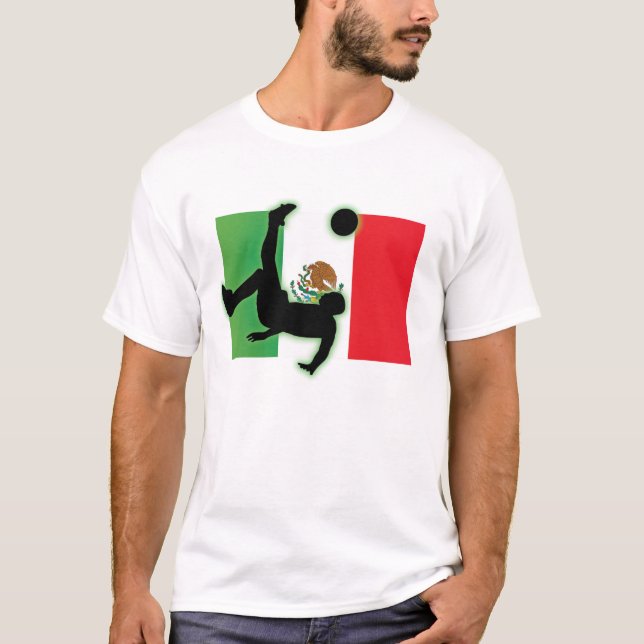 Mexiko-Fahrrad-Tritt T-Shirt (Vorderseite)