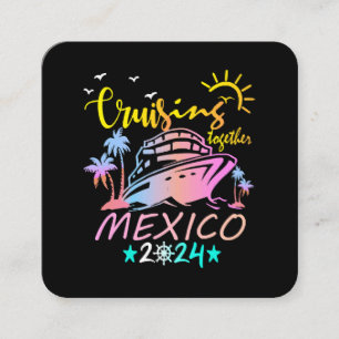 Mexiko Familienkreuzfahrt Quadratische Visitenkarte