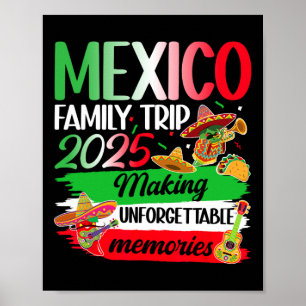 Mexiko Familienreise 2025 Erinnerungen Mexiko Vac Poster