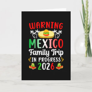 Mexiko Familienreise im Gange 2026 Mexiko Familie Karte