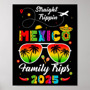 Mexiko Familienurlaub Cancun 2025 Straight Trippi Poster