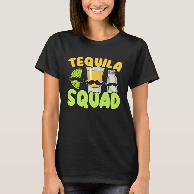 Mexiko Festival Tequila Drinker Cinco de m T-Shirt (Vorderseite)