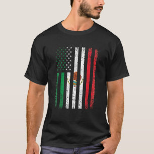 Mexiko Flag Geschenk 4. Juli USA Amerikanisch Mexi T-Shirt