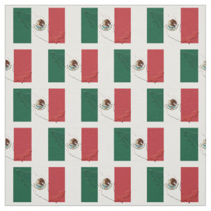 MEXIKO-Flag-Karte Kontur Stoff