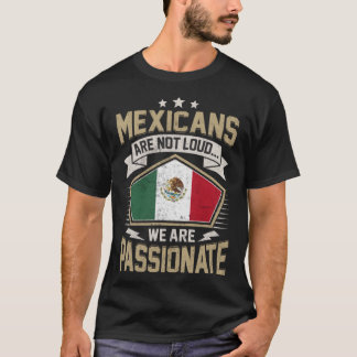Mexiko Flag Passionierte Mexikaner Mädchen und Fra T-Shirt