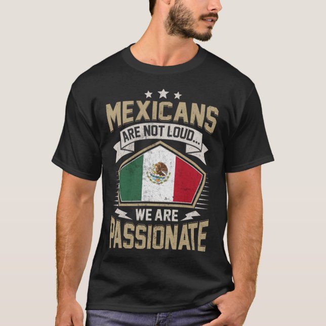 Mexiko Flag Passionierte Mexikaner Mädchen und Fra T-Shirt (Vorderseite)