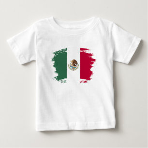 Mexiko-Flagge Baby T-shirt