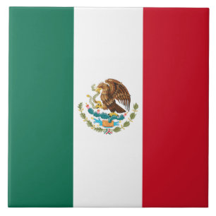 Mexiko-Flagge, Bandera de Mexikos Fliese