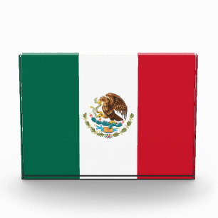 Mexiko-Flagge, Bandera de Mexikos Fotoblock