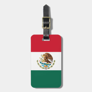 Mexiko-Flagge, Bandera de Mexikos Gepäckanhänger